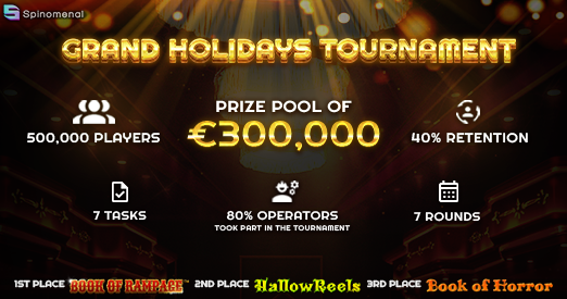 Spinomenal Reveals Final Grand Holidays Tournament Standings