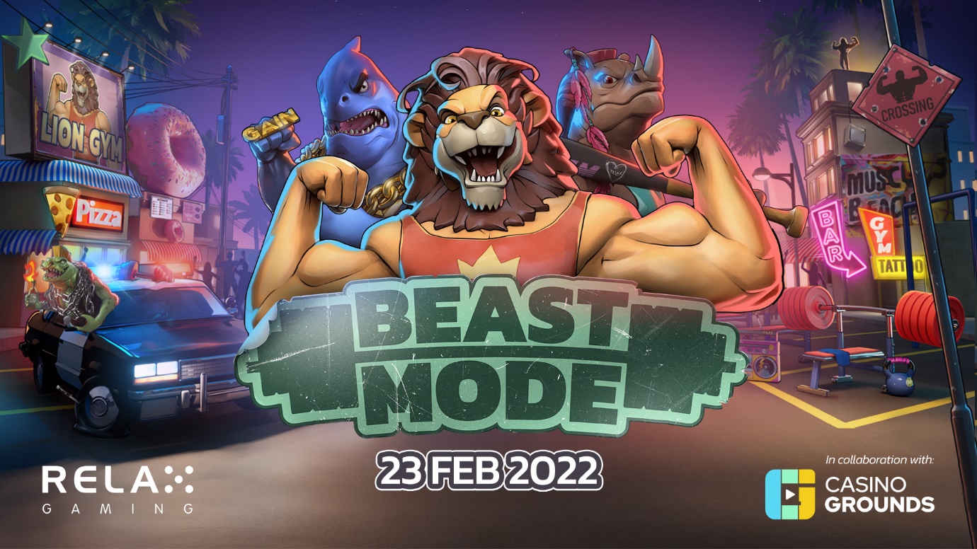 Relax Gaming and CasinoGrounds Release Beast Mode
