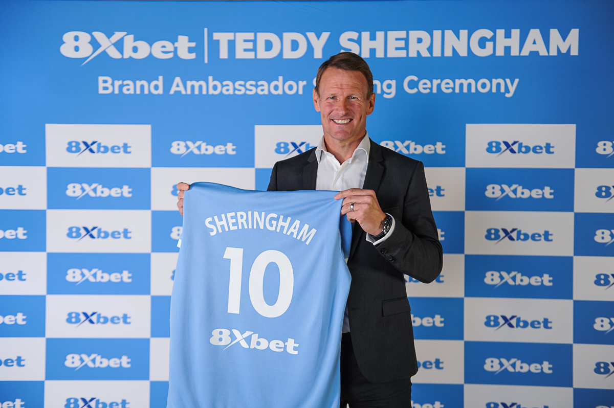 8Xbet Signs Football Legend Teddy Sheringham as Long-term Brand Ambassador