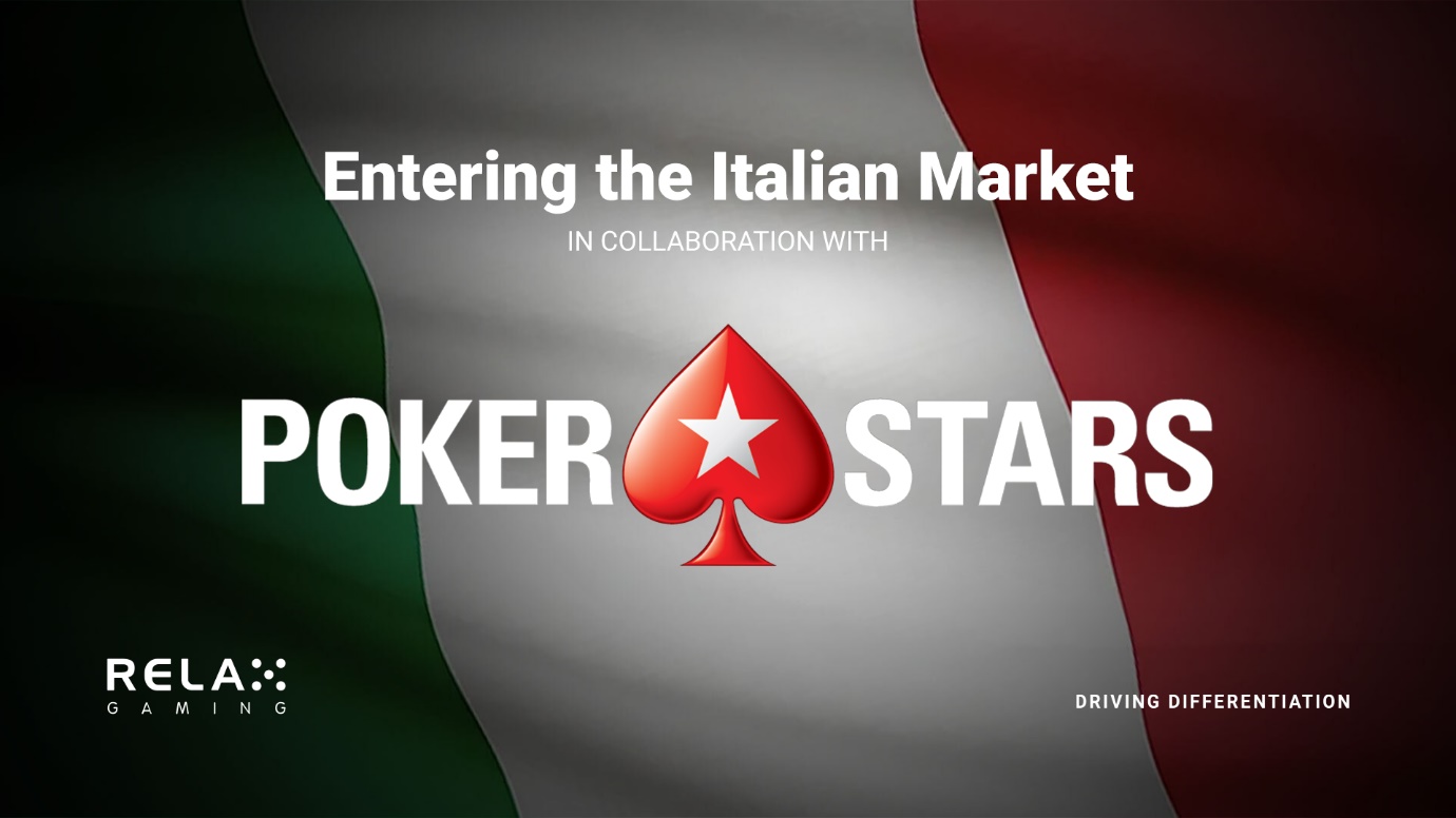Relax Gaming Debuts in Italy with Major PokerStars Launch