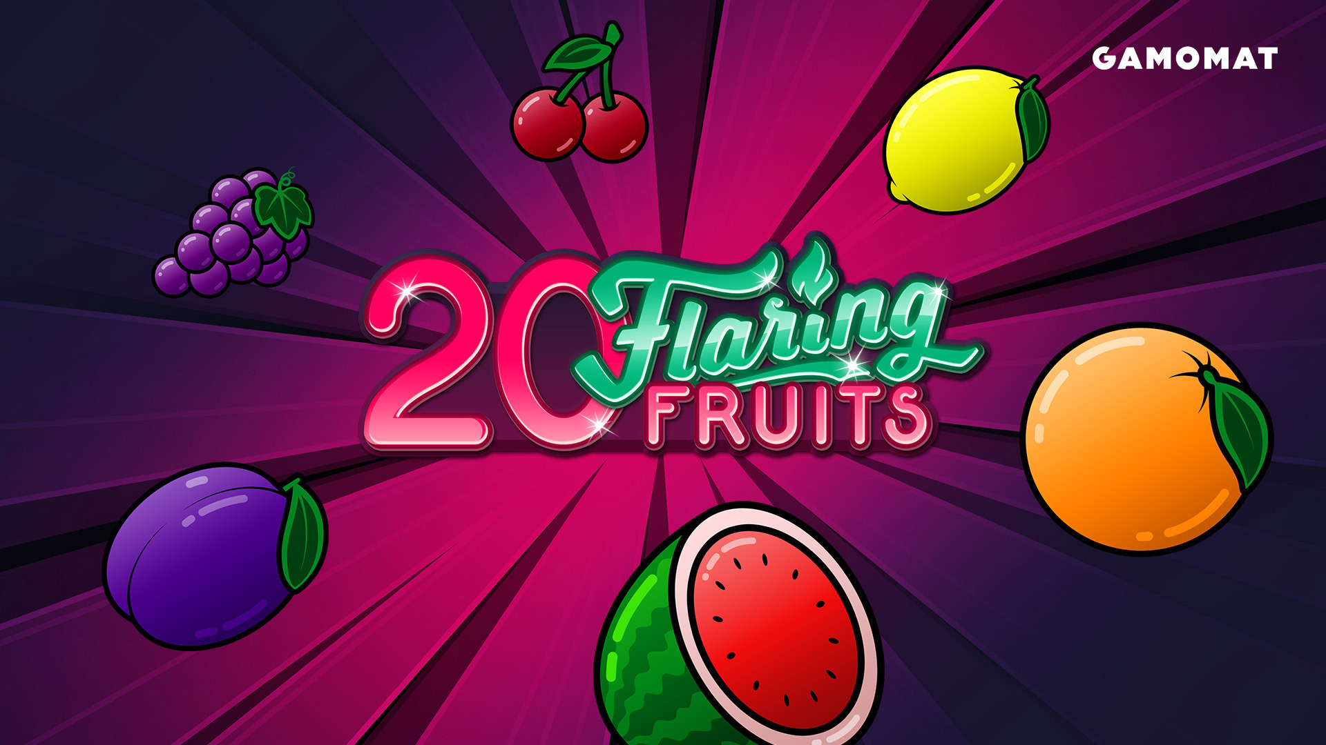 GAMOMAT’s 20 Flaring Fruits is Now Live
