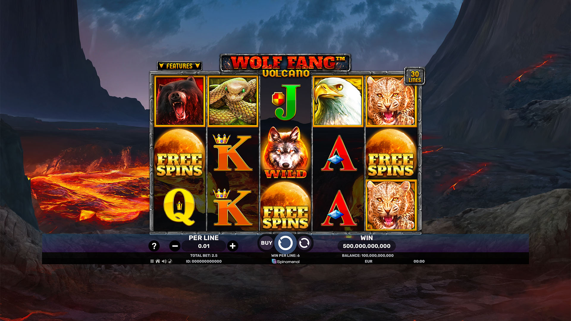 Spinomenal Unleashes Wolf Fang Volcano Slot