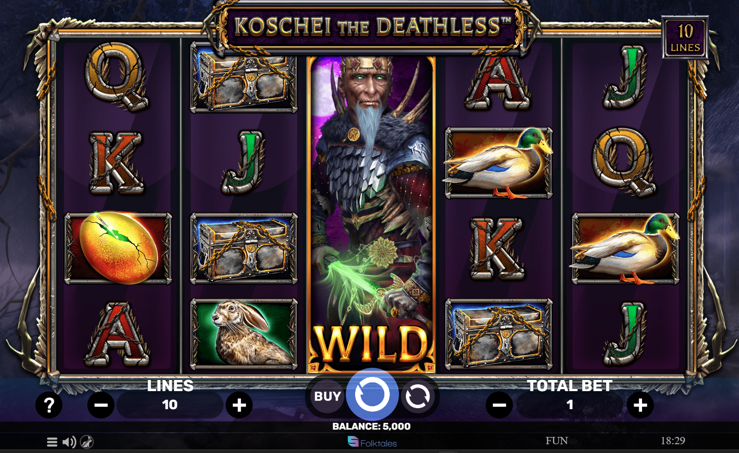 Spinomenal Reveals New Killer Slot Koschei The Deathless