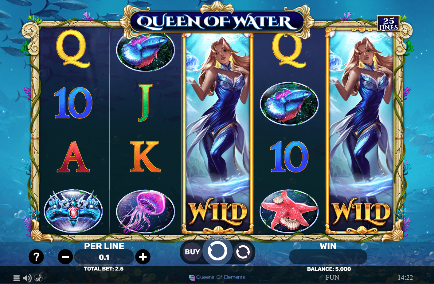 Spinomenal Welcomes Queen of Water Slot to its Portfolio