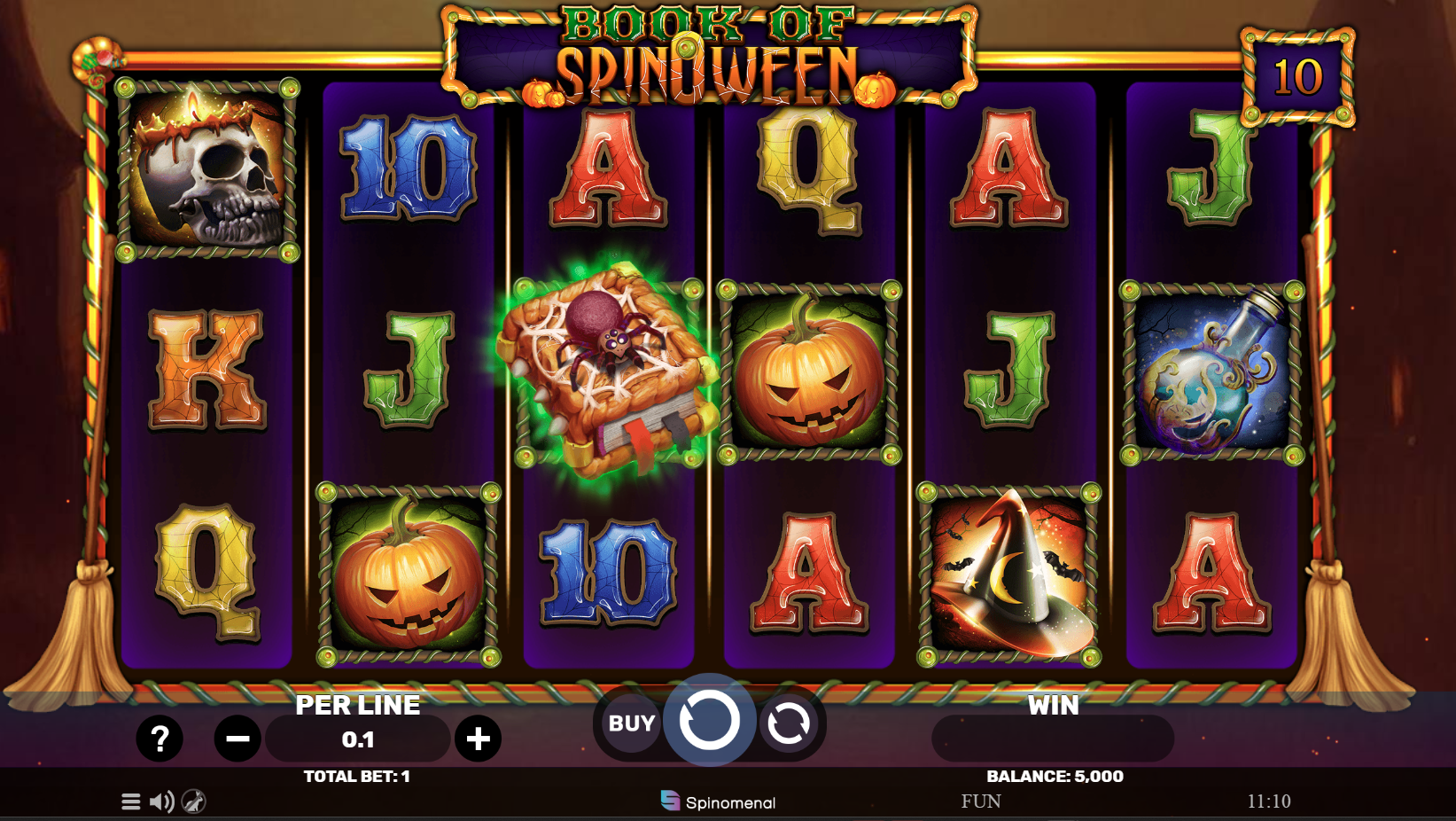 Spinomenal Gets Into the Halloween Spirit with Book of SpinOWeen