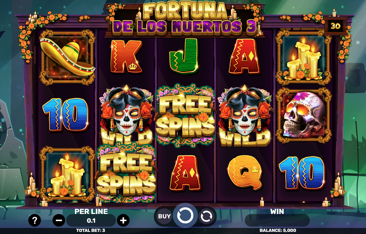 Spinomenal Releases Fortuna de los Muertos 3 to Mark Latam Holiday