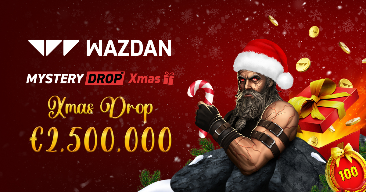 Wazdan Prepares for the Festive Season with €2,500,000 Xmas Drop Network Promotion