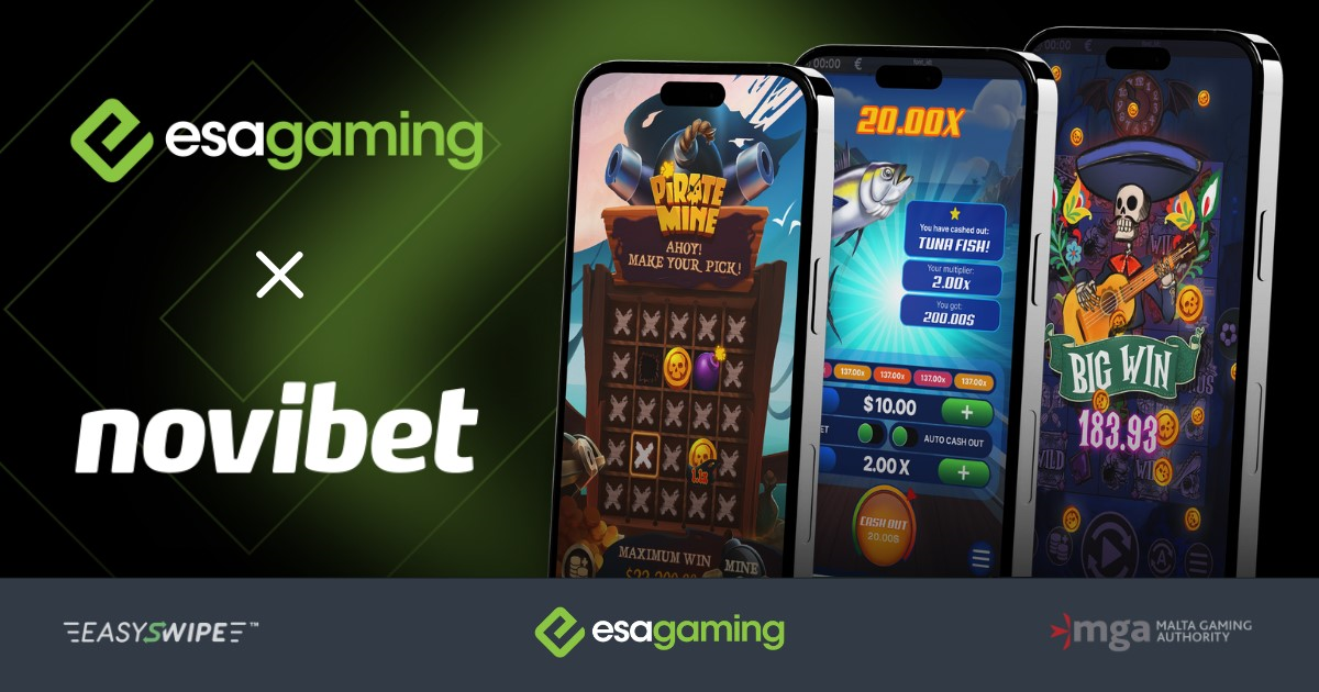 ESA Gaming Partners with Novibet for Global Distribution Deal