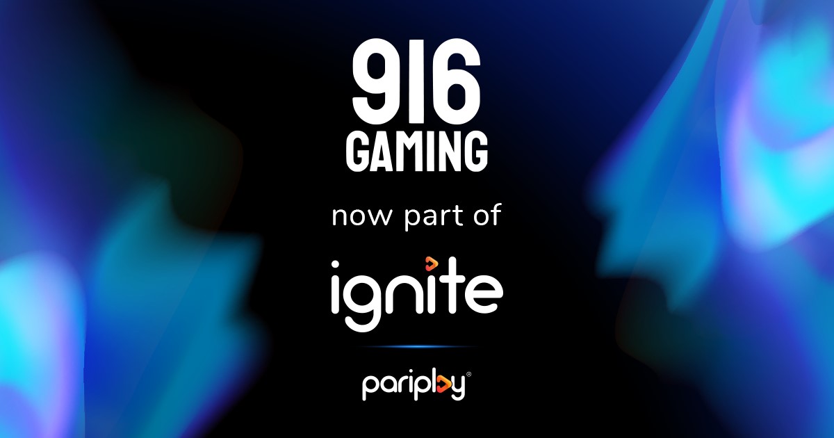 Pariplay Adds to Ignite Roster with 916 Gaming Deal