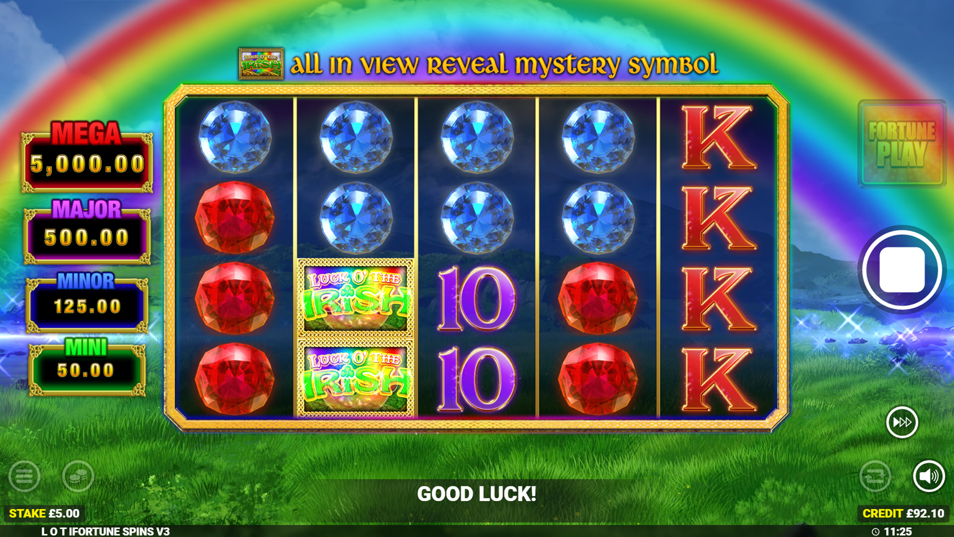 The Magic Triples in Blueprint Gaming’s Luck O’ The Irish Fortune Play 3