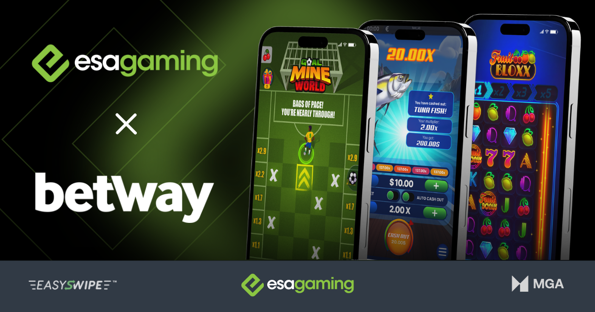 ESA Gaming Adds to Africa Presence with multi-country Betway Deal