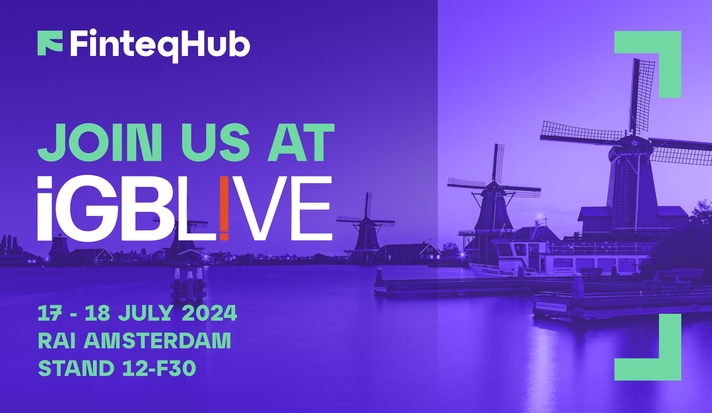 FinteqHub to Present Updates at iGB L!VE 2024