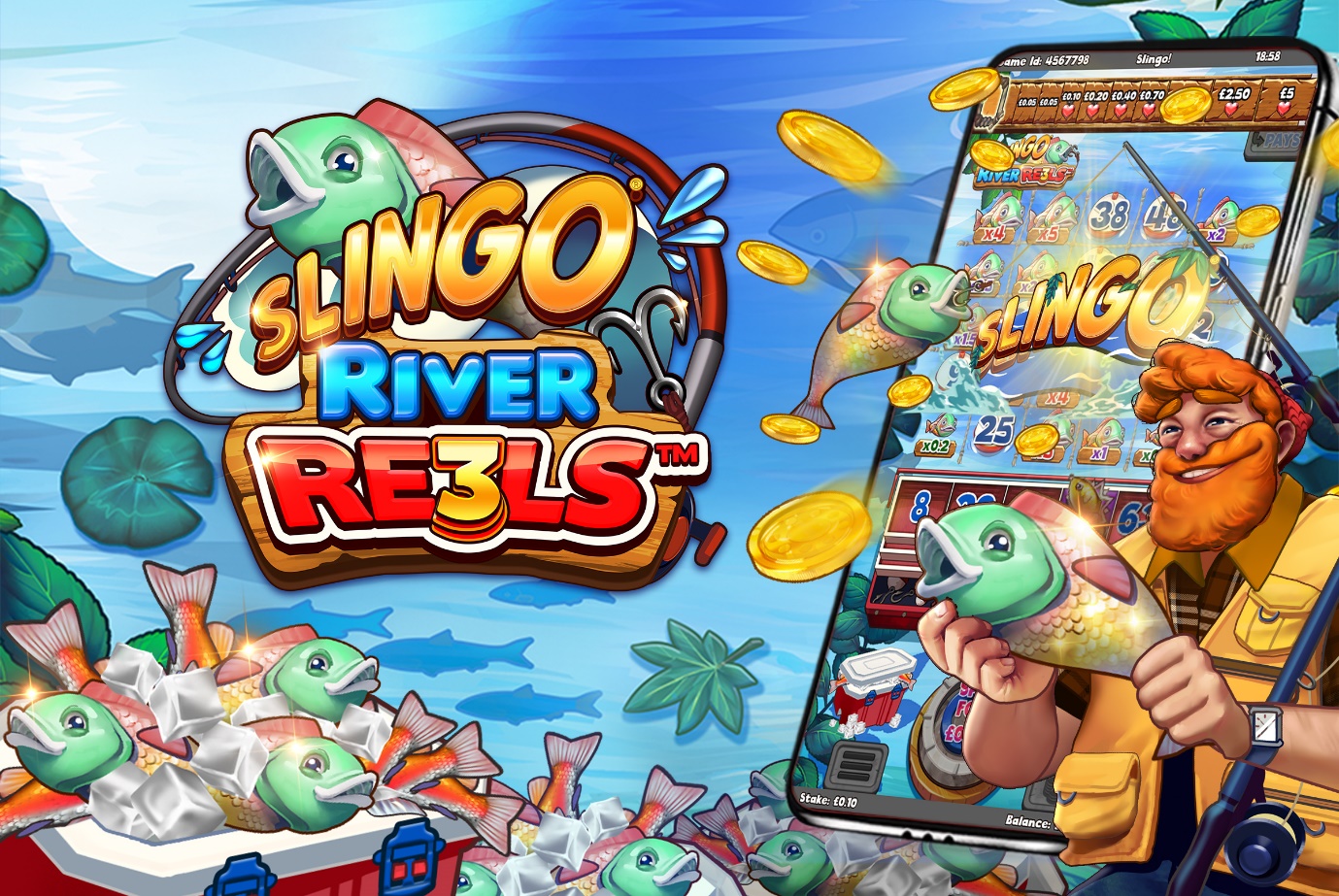 Gaming Realms Nets a New Mechanic in Slingo River RE3LS™