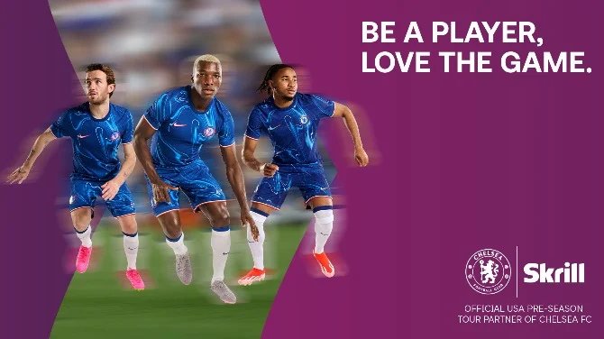 Skrill Sponsors Chelsea FC's Pre-Season Tour: Expanding Reach in the US