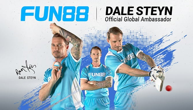 Fun88 Extends Partnership with Cricket Legend Dale Steyn
