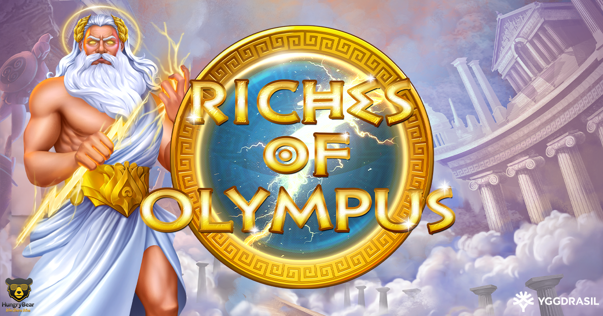 HungryBear and Yggdrasil Turn Back Time in Mythical New Release Riches of Olympus