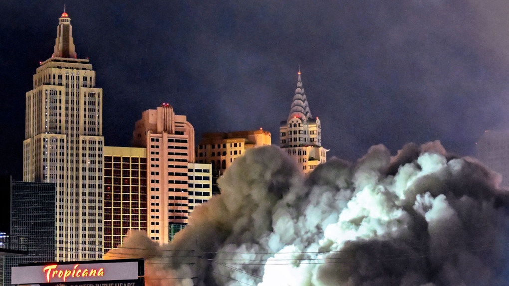 Tropicana Imploded to Make Way for New MLB Stadium, Marking the End of an Era on the Las Vegas Strip