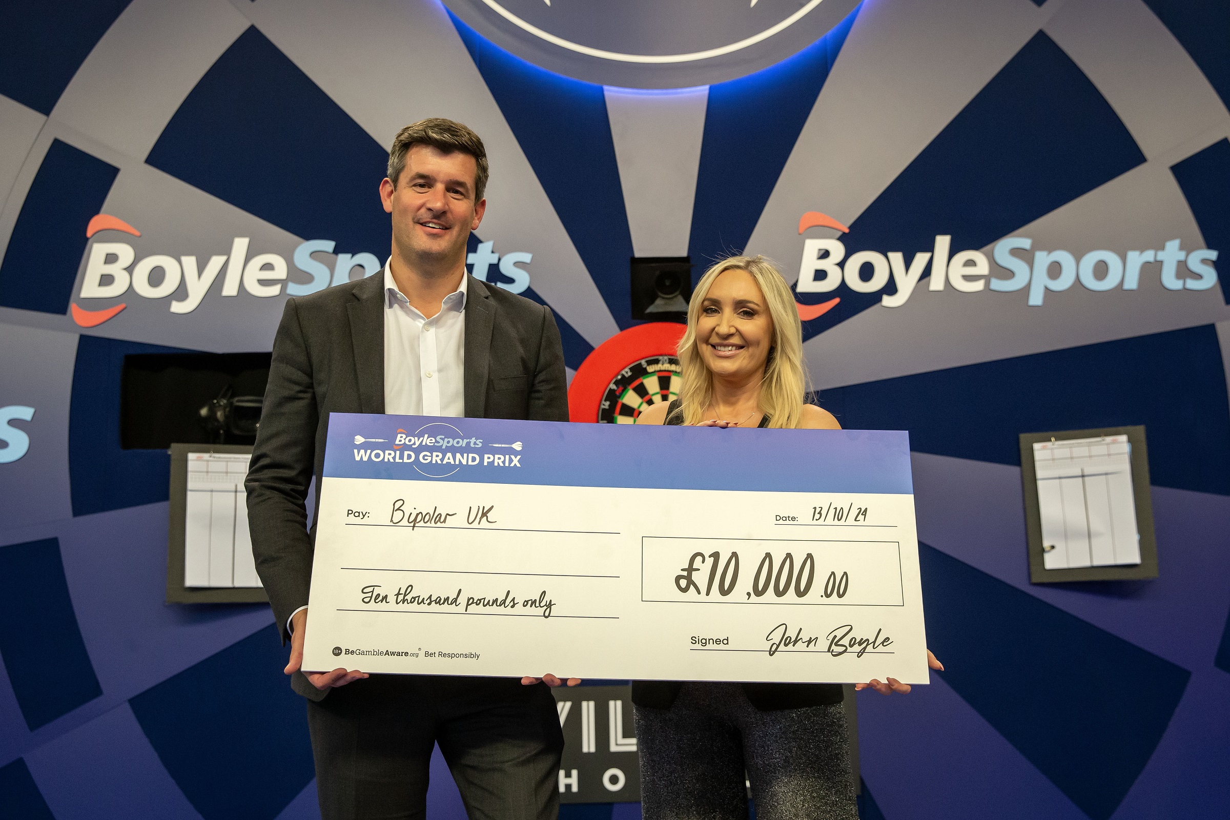 BoyleSports Donates £10,000 to Bipolar UK