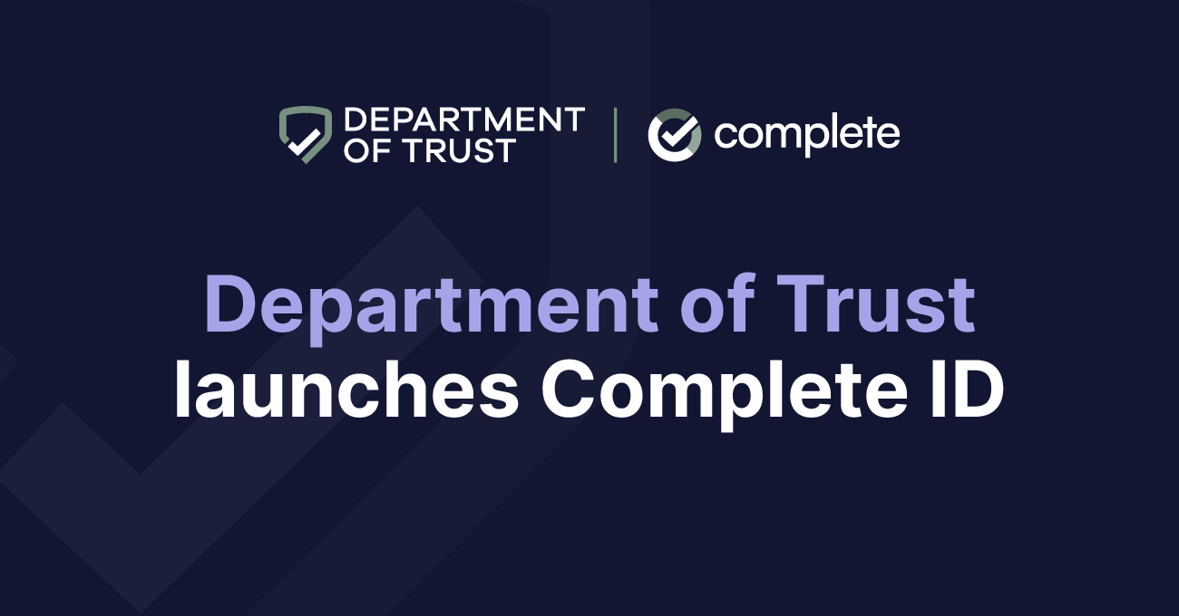 Department of Trust Launches Combined Player Identity and Risk Assessment Solution
