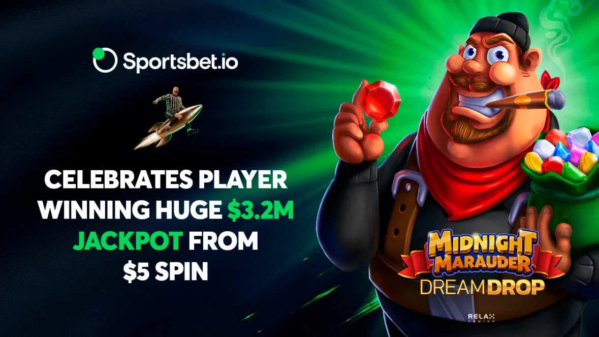 Sportsbet.io Player Wins 3.2 Million USDT Jackpot with a Single $5 Spin