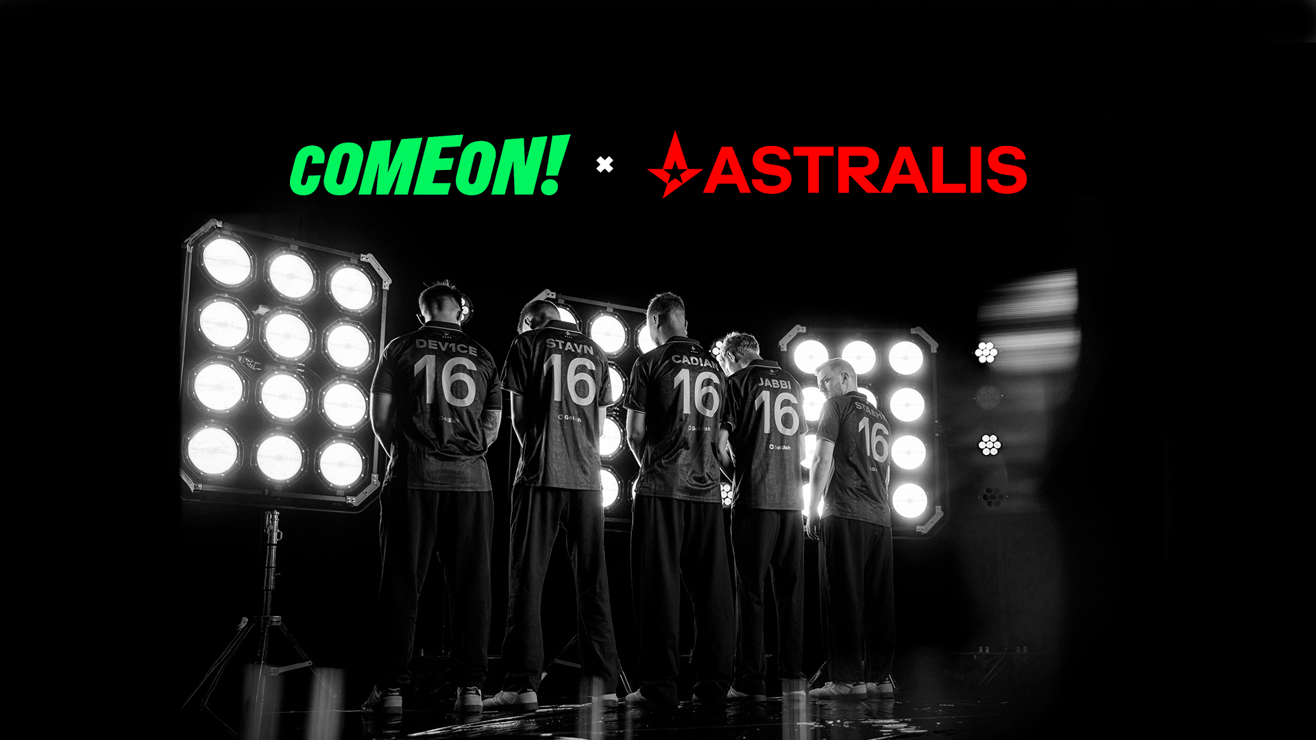 ComeOn Group Teams Up with Astralis in Global Esports Partnership