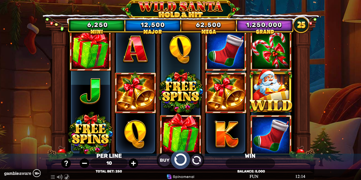 Spinomenal Delivers Wild Santa Hold & Hit for the Festive Season