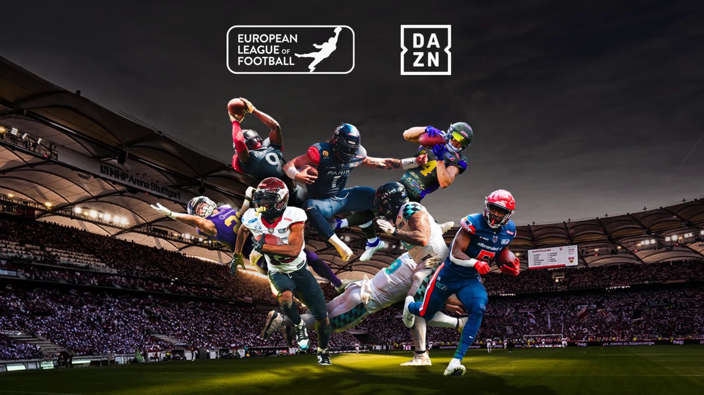 DAZN Secures Eight-Year Broadcasting Deal with European League of Football