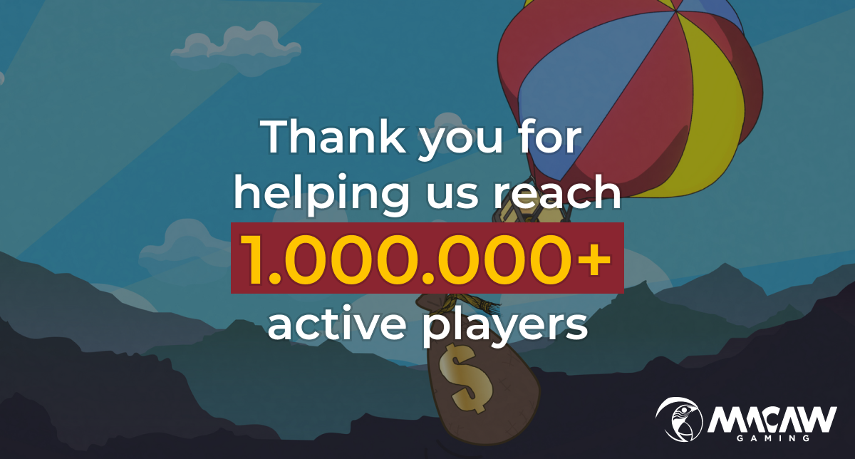 Celebrating One Million Players on Hot Balloon!