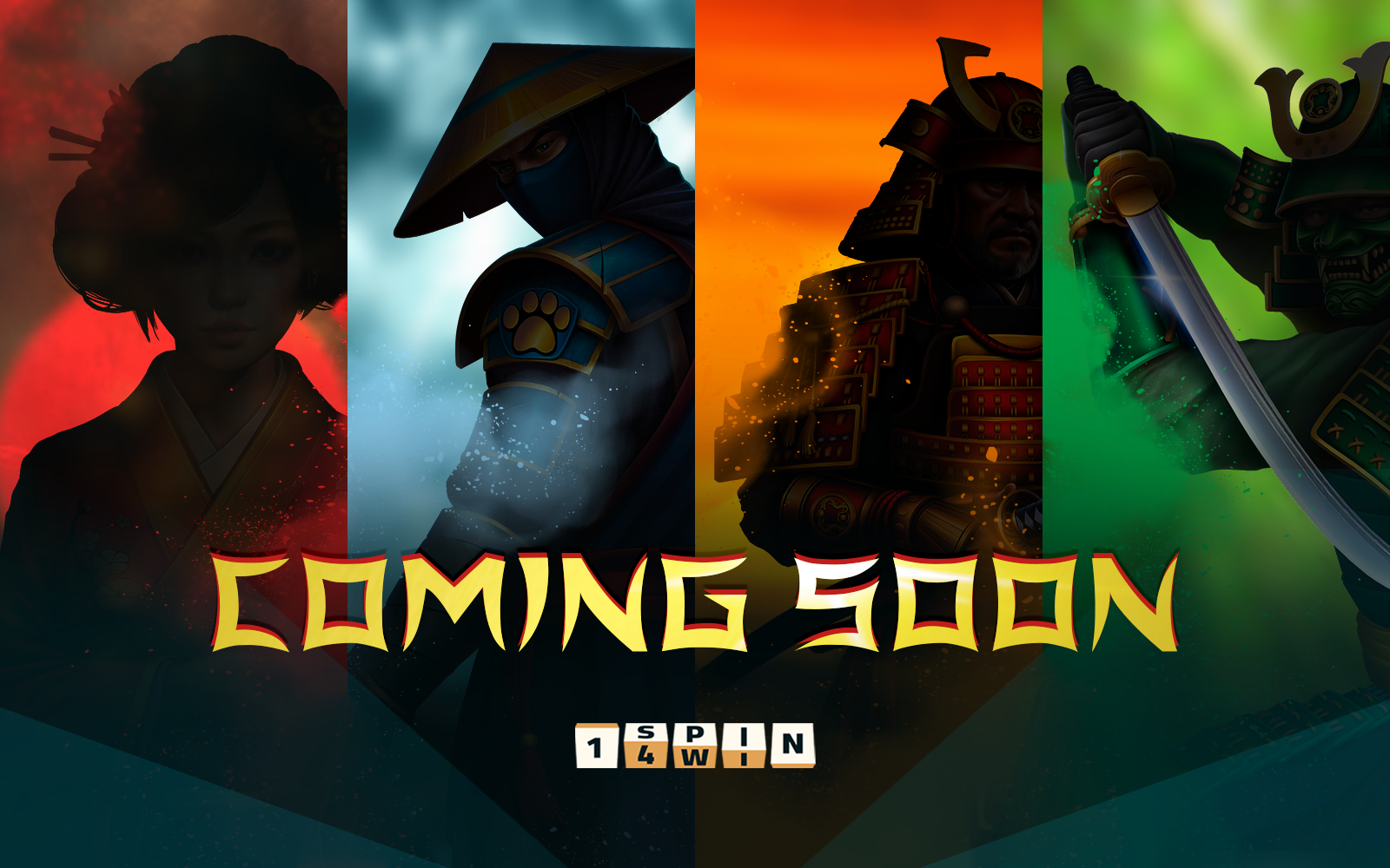 1spin4win Teases a Four-game Slot Series Set in Medieval Japan