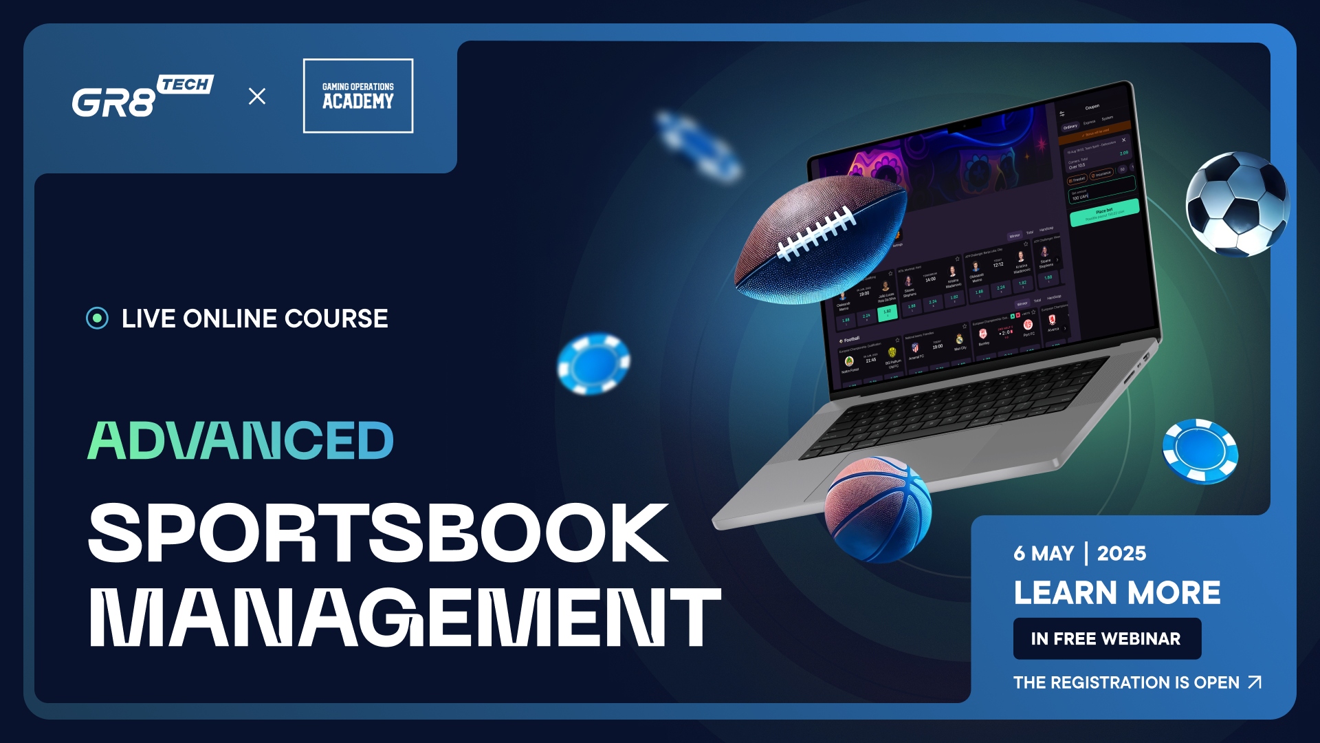 GR8 Tech and Gaming Operations Academy Launch Advanced Sportsbook Course for Operators