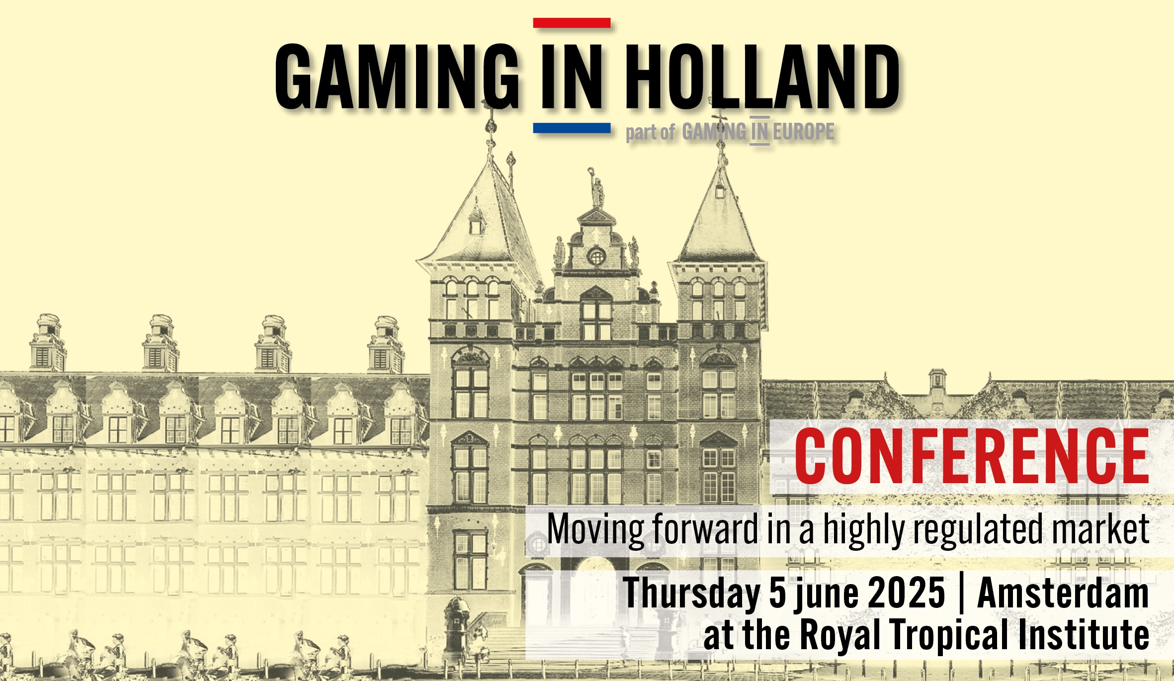 Gaming in Holland Conference Announces New Speakers, Pre-conference Program