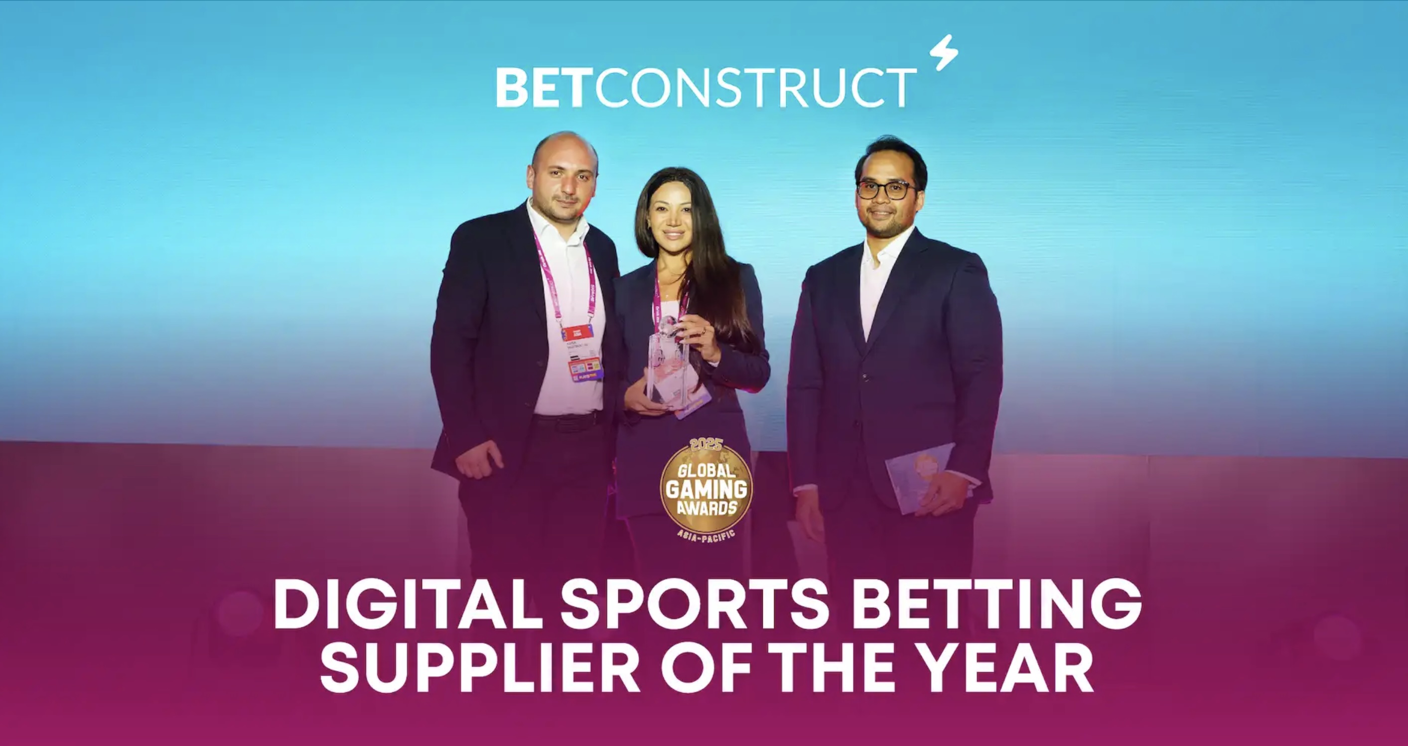 BetConstruct Named Digital Sports Betting Supplier of the Year at Global Gaming Awards Asia-Pacific 2025