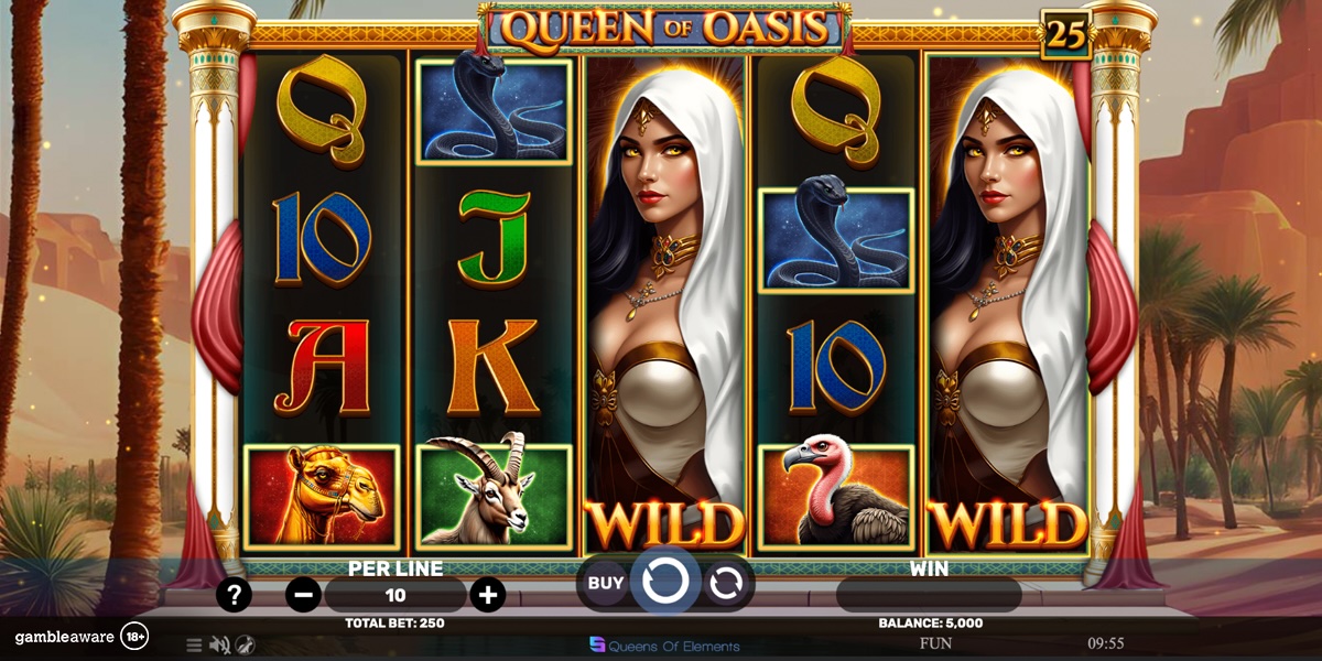 Spinomenal Presents New Slot: Queen of Oasis