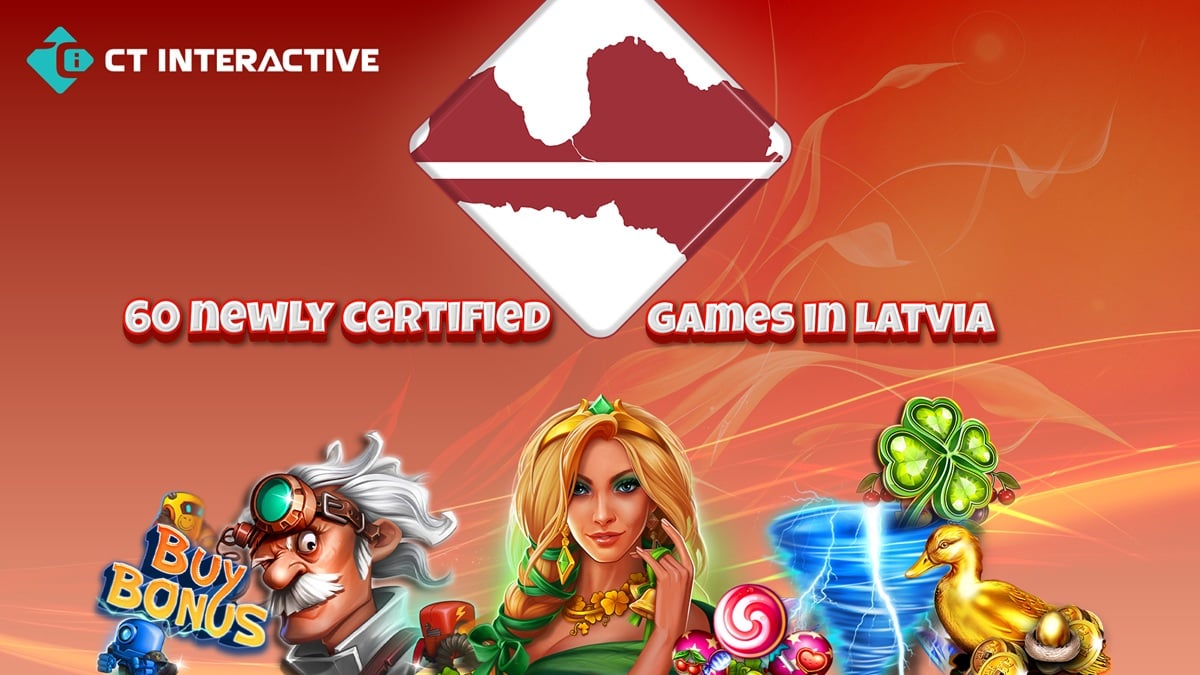 CT Interactive Secures Latvian Certification for 60 Titles with Hot Luck Jackpot