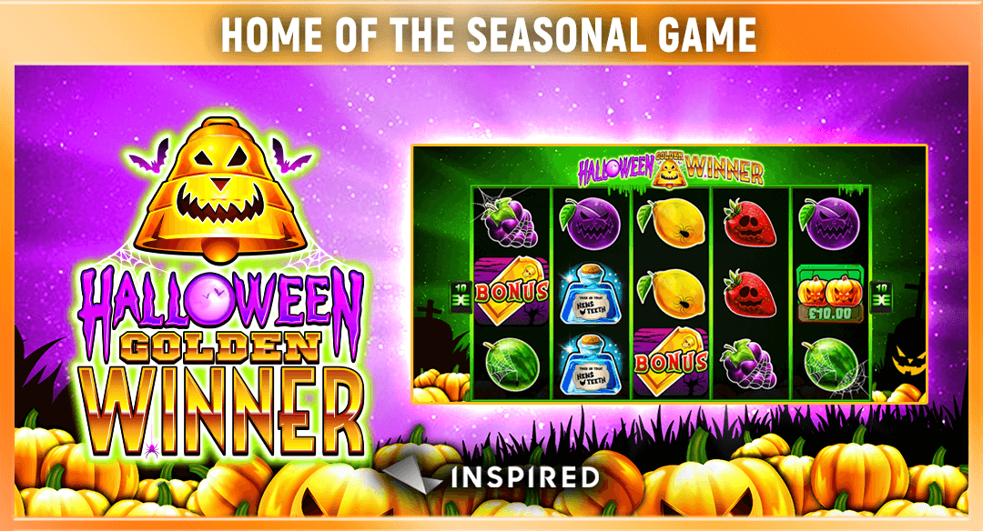 Inspired Entertainment Launches Halloween Golden Winner™ for UK Retail Market