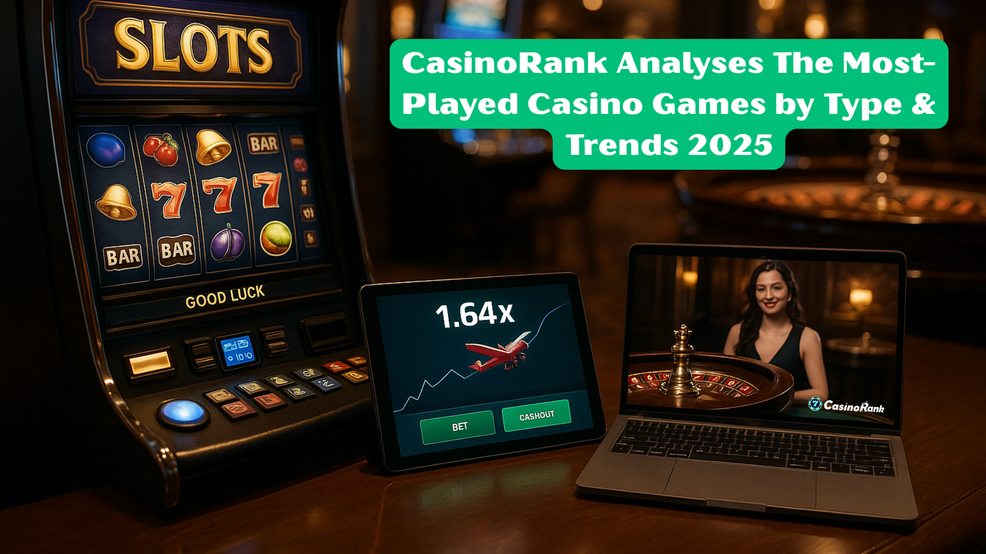 CasinoRank Report Highlights Most-Played Casino Games and Market Shifts in 2025