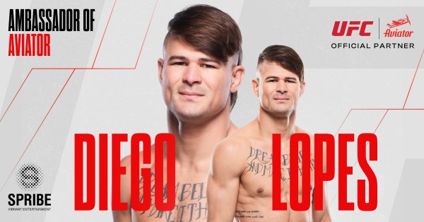 Spribe’s Aviator Appoints UFC Featherweight Diego Lopes as Latest Brand Ambassador