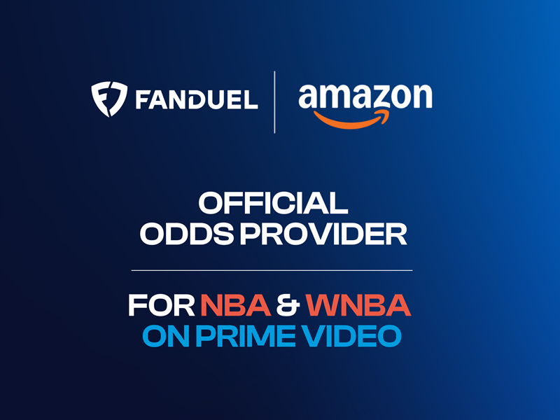 FanDuel Named Official Odds Provider for NBA and WNBA on Prime Video
