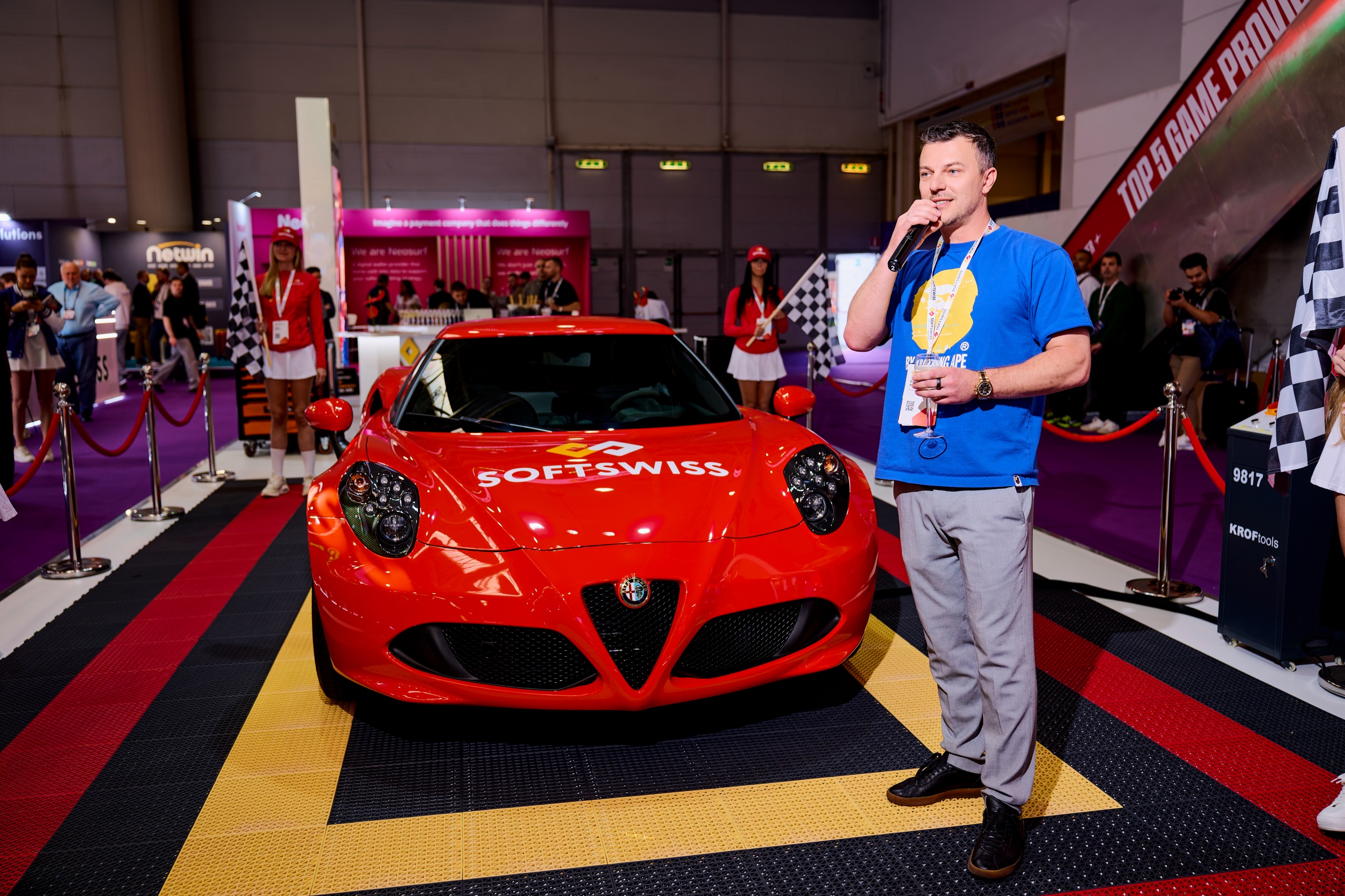 SOFTSWISS Hands Over Live-Built Alfa Romeo 4C at SiGMA Central Europe 2025