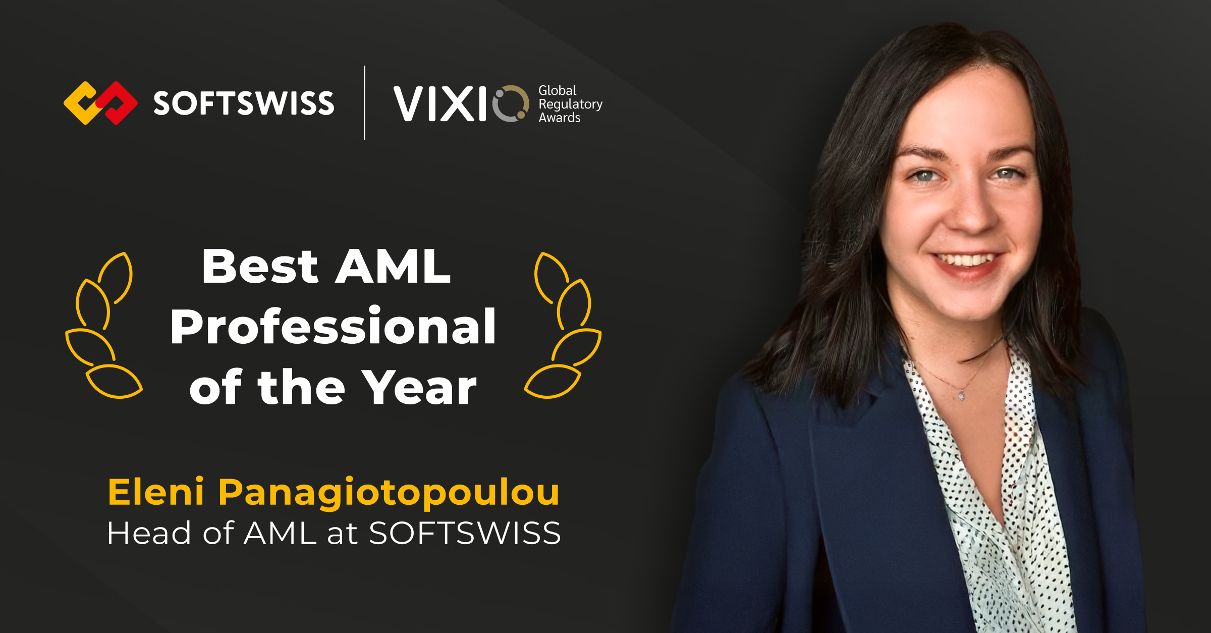 SOFTSWISS’ Eleni Panagiotopoulou Becomes Best AML Professional 2025