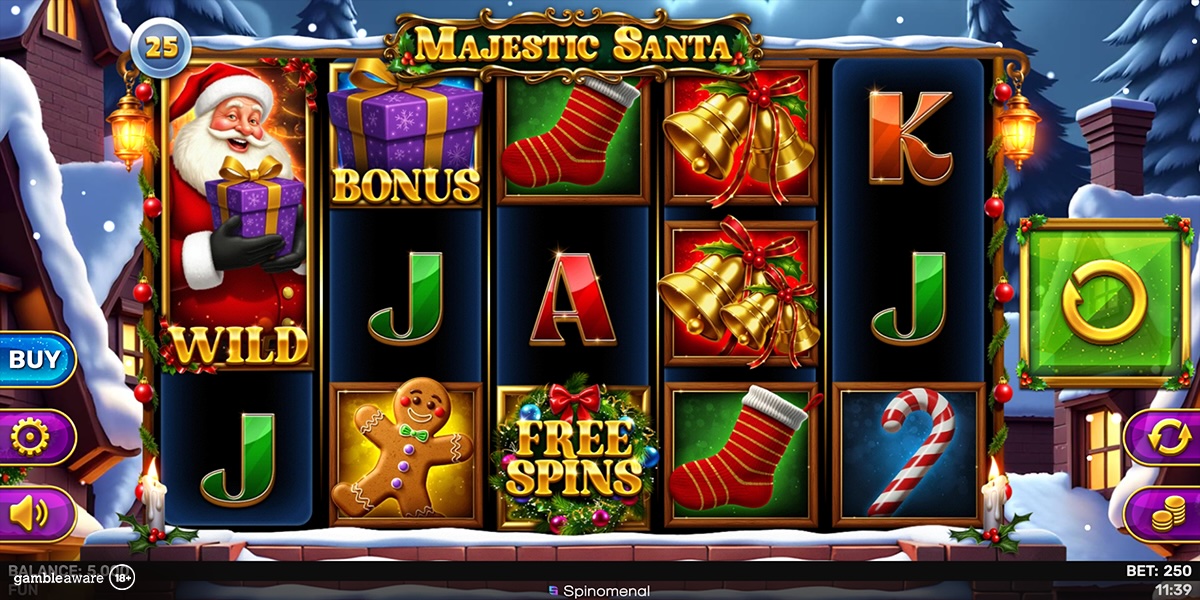 Spinomenal Marks the Start of the Holiday Season with Majestic Santa