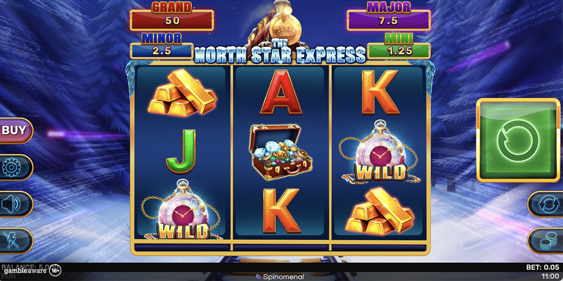 Spinomenal Celebrates the Holiday Season with The North Star Express - Hold & Hit 3x3