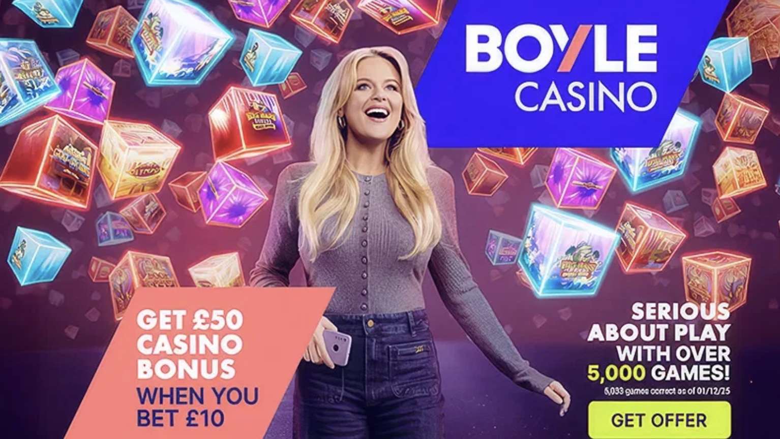 Emily Atack Appointed Brand Ambassador for Boyle Casino