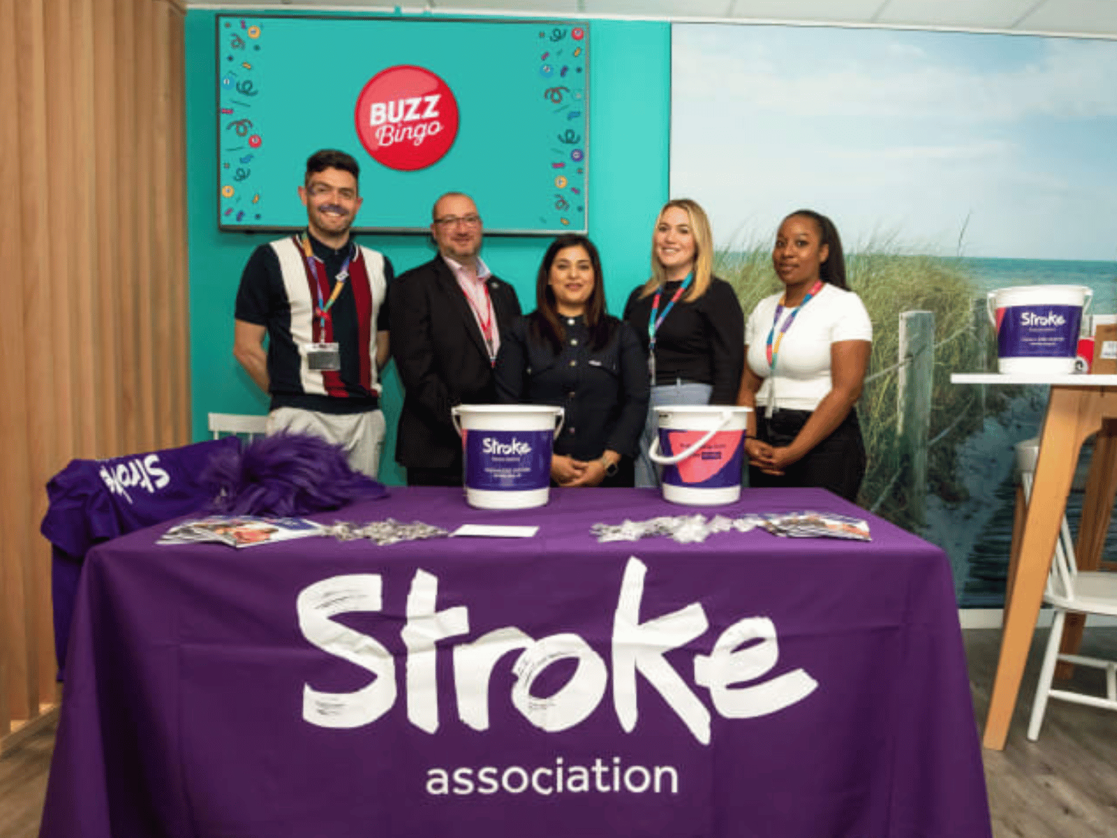 Buzz Bingo & Stroke Association Celebrate £300,000 Charity Milestone