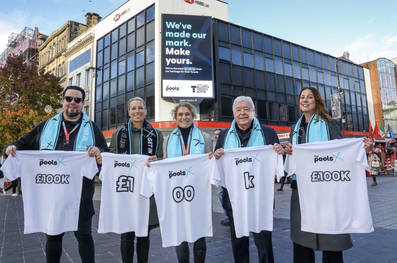 The Pools Foundation Launches with £100,000 Grant to Teenage Cancer Trust