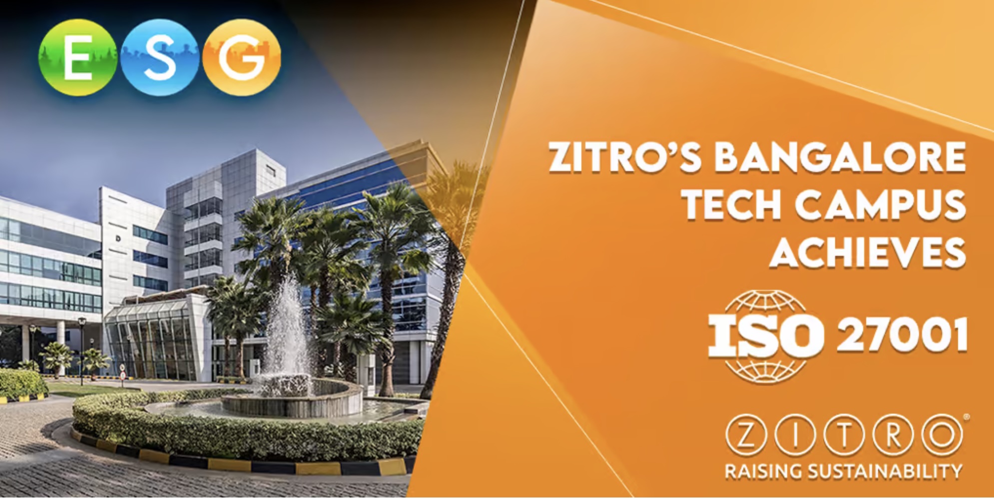 Zitro’s Bangalore Technology Campus Achieves ISO 27001 Certification