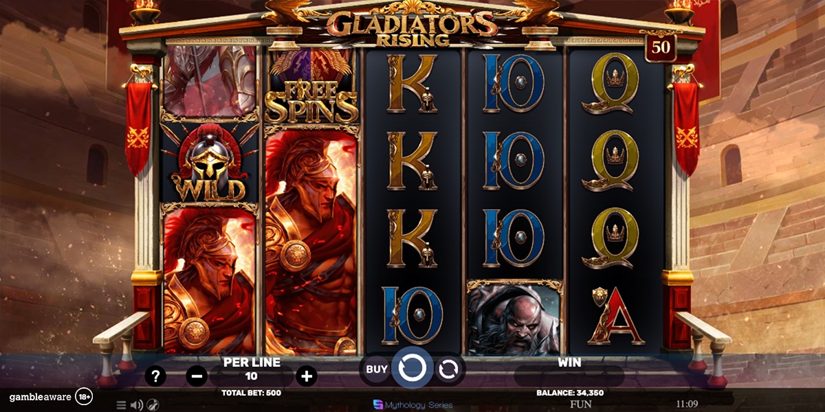 Spinomenal Releases Legendary Gladiator Rising