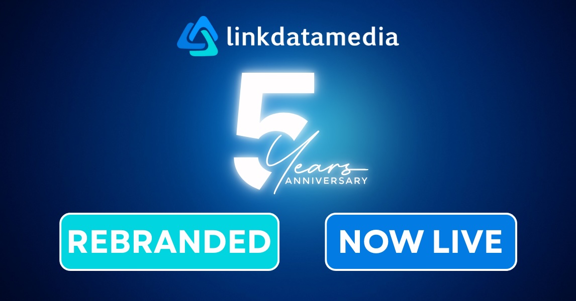 LinkDataMedia Marks 5th Anniversary with Strategic Rebrand and New Visual Identity