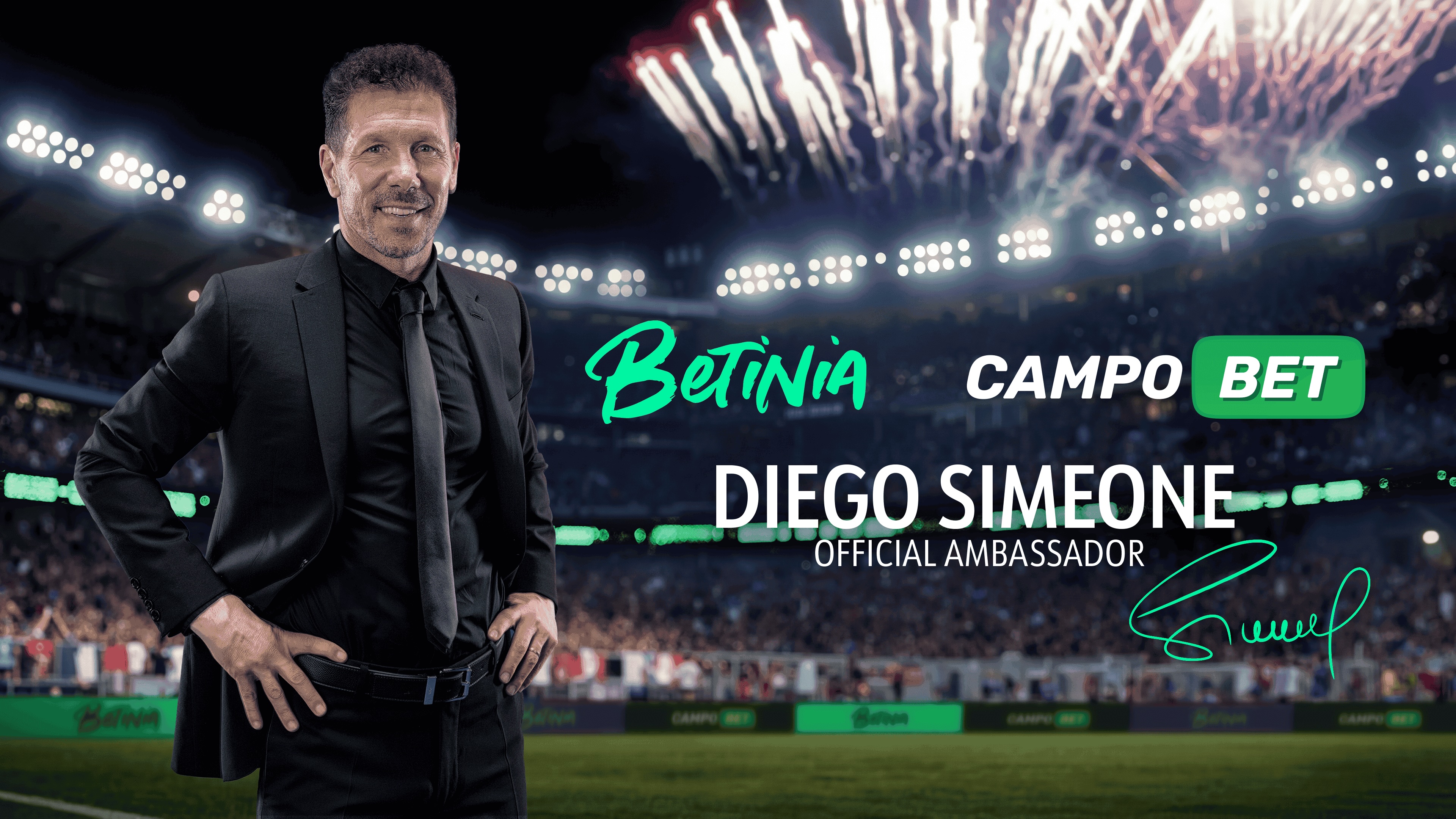 Legendary Manager Diego Simeone Joins Soft2Bet’s Betinia and CampoBet Brands as Ambassador