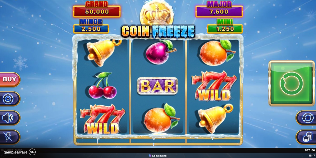 Spinomenal Releases Coin Freeze - Hold & Hit 3x3